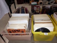 2 boxes full of LP records