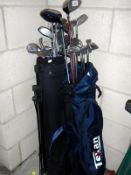 2 sets of golf clubs including Ping