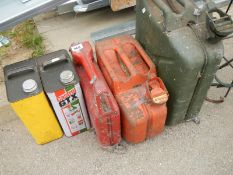 A quantity of Jerry cans etc.