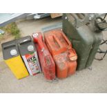 A quantity of Jerry cans etc.