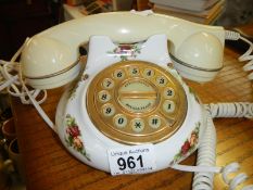 A Country Rose telephone