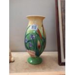 A country artists inspirational Moorcroft style vase