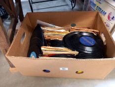 A mixed lot of 45's singles