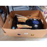 A mixed lot of 45's singles