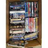 A good selection of DVDs including mini series/ TV/ Disney. Wire in the Blood Complete Westworld etc