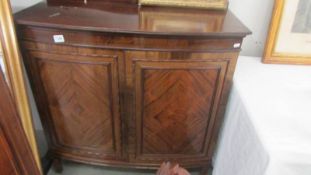 A mahogany two door sideboard, COLLECT ONLY.