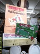 Two Subbuteo Table Rugby and Rugby Sevens Official Fences, unchecked.