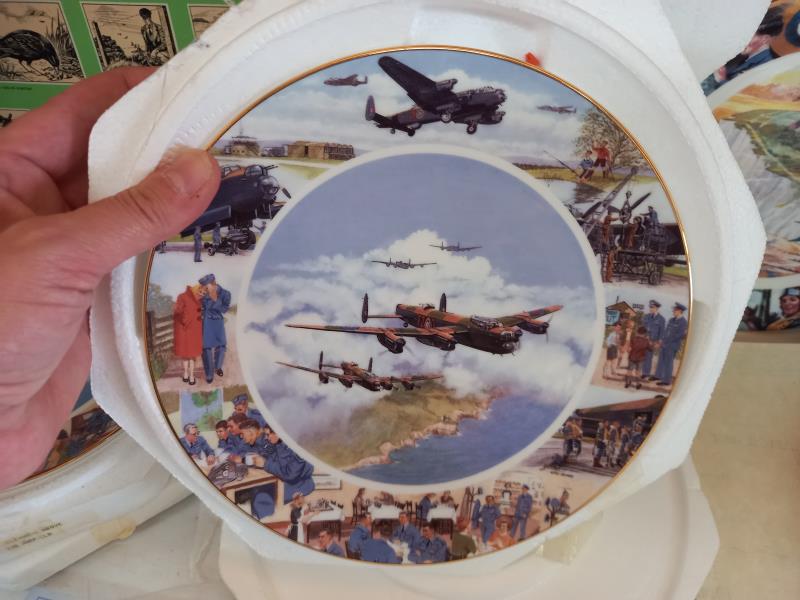 A collection of Royal Doulton aircraft collectors cabinet plates - Image 5 of 10