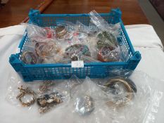 A mixed lot of bangles and bracelets etc