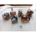 6 Hummel Hawthorne Village Christmas ornaments