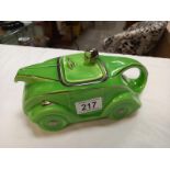 A Sadler collection teapot in green, good condition.