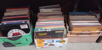 Approximately 300 12" records mainly 1950's and 60's