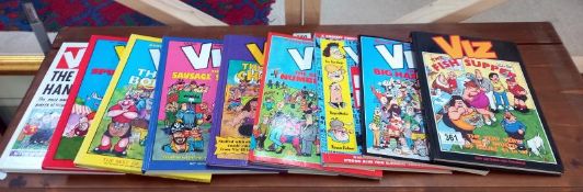 A quantity of Viz books