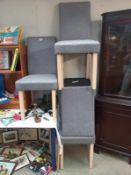 4 dining room chairs in good condition