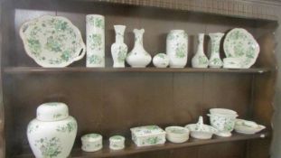 Approximately 26 pieces of Crown Staffordshire 'Kowloon' pattern china.