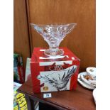 A boxed RCR Oasis crystal bowl