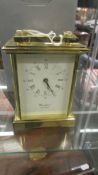 A good quality boxed brass carriage clock.