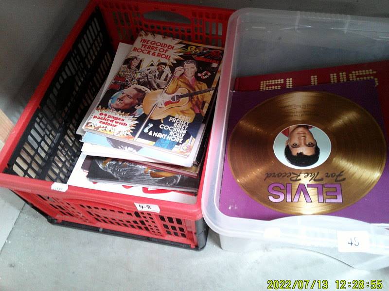 A good collection of Elvis LP's, singles, DVD's, books etc., - Image 2 of 3