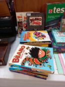 A collection of Annuals, Beano and Dandy