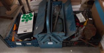 A toolbox with contents of tools