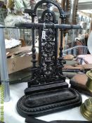 A cast iron umbrella stand, COLLECT ONLY.