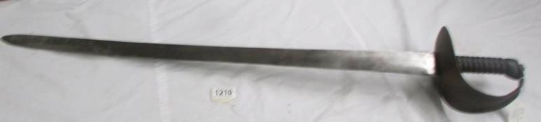 A British lead cutter sword. 100 cm, blade 85 cm.