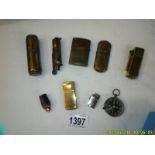 A mixed lot of WW1 and other cigarette lighters.