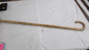 An old horse measuring stick, 98 cm long.