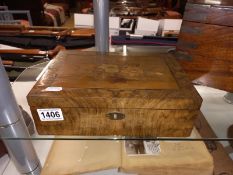 A 19th century Dutch marquetry inlaid box.