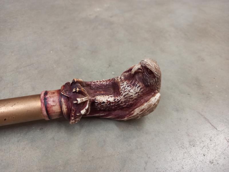 A walking stick with resin Eagle handle - Image 3 of 5