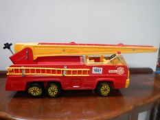 A mid 20th century Tonka fire engine.