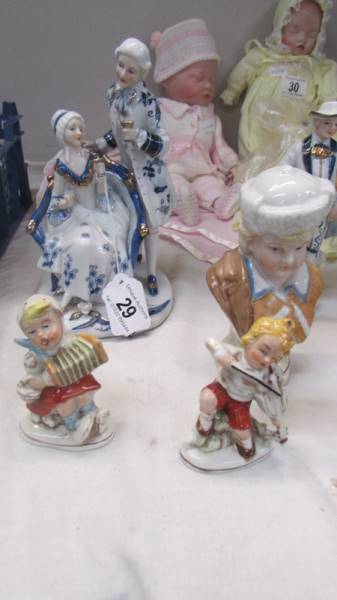 A mixed lot of figures and a pair of ceramic busts. - Image 2 of 3