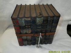 A Huntley & Palmers book biscuit tin depicting 8 Scot's novels.