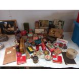 A large collection of vintage and pre war products, tins etc