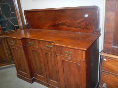 A Victorian mahogany sideboard. COLLECT ONLY.