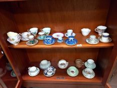 A mixed lot of various cups and saucers