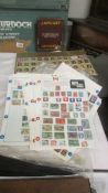 A mixed lot of postage stamps.