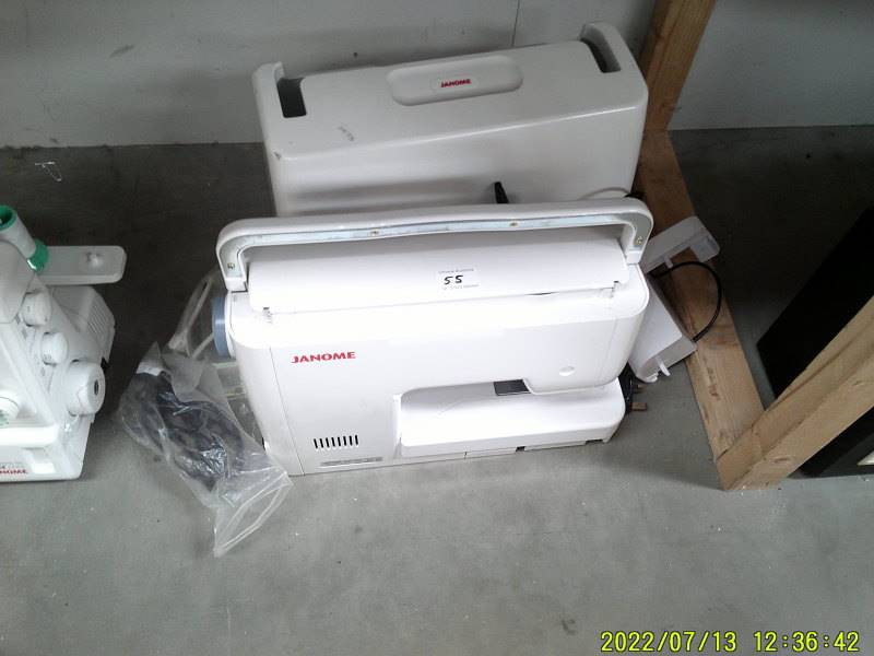 A Janome sewing machine, model 6260 and a Janome Overlocker, model, My Lock 134D. - Image 3 of 3