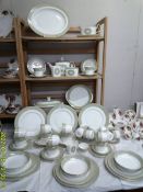 In excess of 70 pieces of Royal Doulton Sonnet pattern tea and dinner ware, COLLECT ONLY.