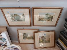 4 framed & glazed Christie's New Hall Vault Kronheim prints