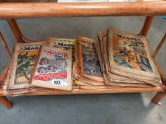 A quantity of old Magnet comics etc, in bad condition