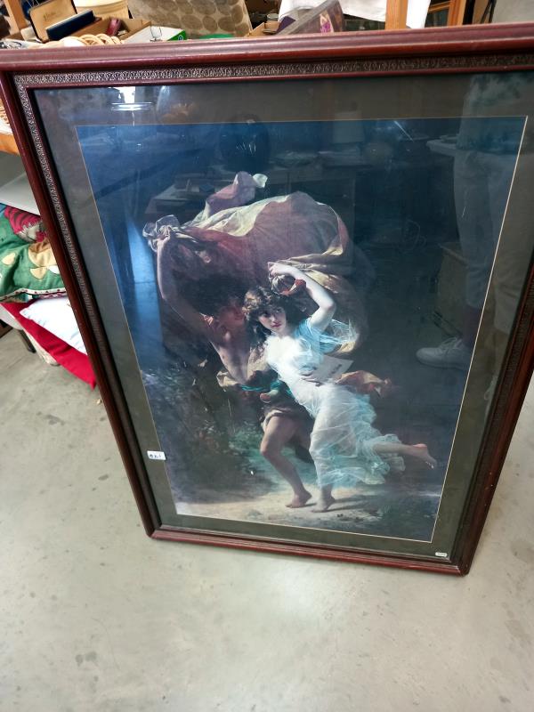 A large framed & glazed picture