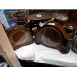 2 good early electric mantle clocks