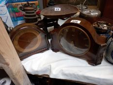 2 good early electric mantle clocks
