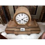 An early alabaster French clock