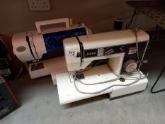 2 good sewing machines (no controls)