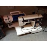 2 good sewing machines (no controls)