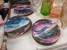 11 Danbury Mint Moonlit Moments collectors plates