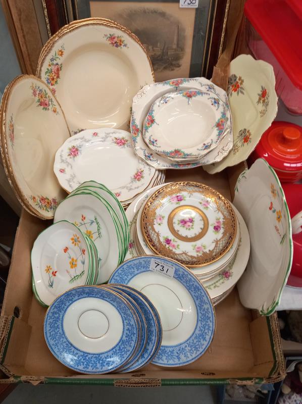 A good tray of plates etc. - Image 2 of 2