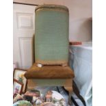 2 wicker bedroom items (chair & basket)